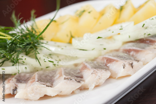Photo: Marinated herring fillets Marinated herring fillets