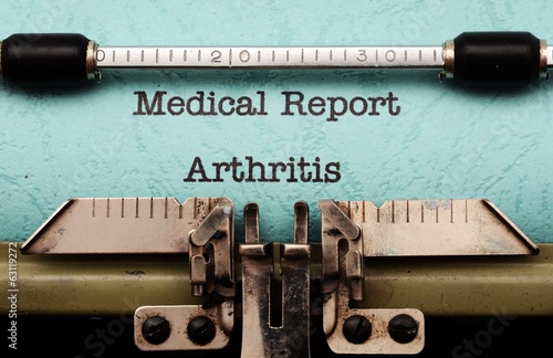 Photo: Medical report- Arthritis Medical report- Arthritis