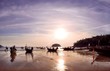 sunset at kata beach, phuket sunset at kata beach, phuket