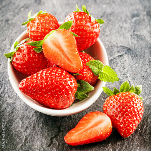 Photo: Fresh juicy farm fresh strawberries Fresh juicy farm fresh strawberries
