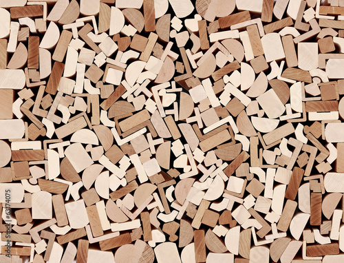 Photo: Clean freshly cut wooden plank Clean freshly cut wooden plank