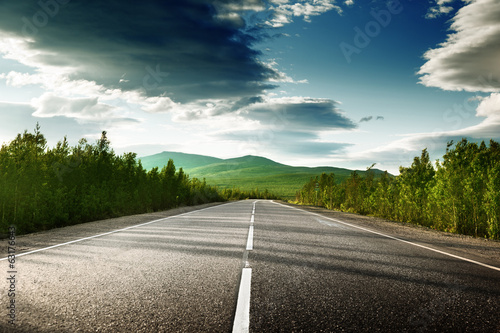 Photo: road in mountains road in mountains