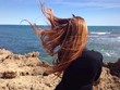 Girl watching sea Girl watching sea