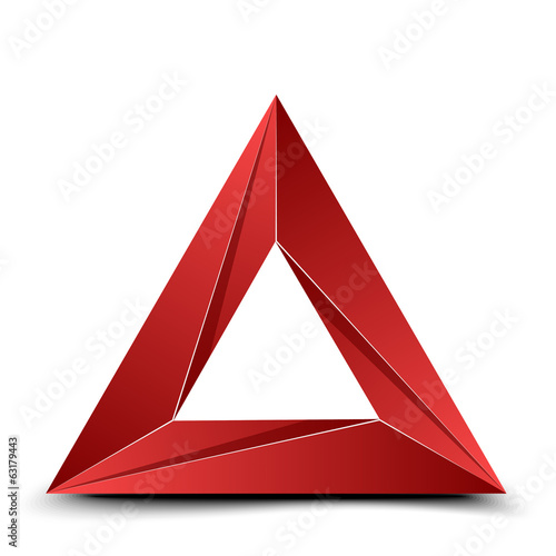 Illustration: Folded triangle Folded triangle