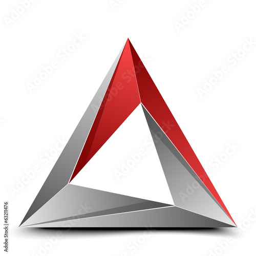 Illustration: Folded triangle Folded triangle