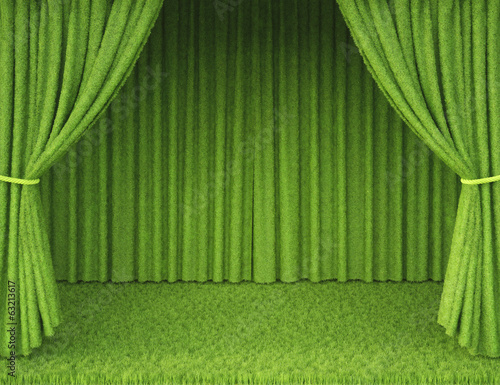 Illustration: curtains curtains