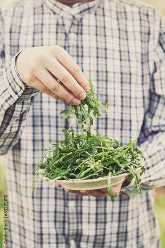 Photo: Rocket salad Rocket salad