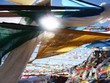 Prayer flags on highest land Tibet Prayer flags on highest land Tibet