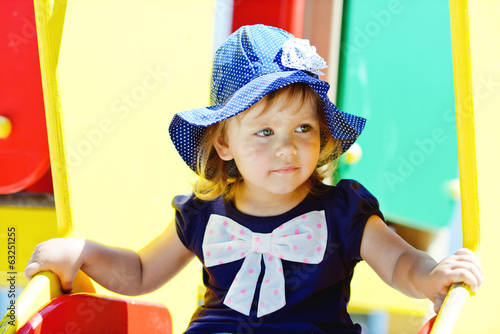 Photo: girl on the playground girl on the playground
