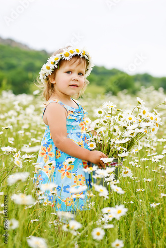 Photo: girl in field girl in field
