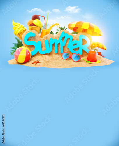 Photo: Summer background Summer background