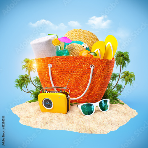 Photo: Beach bag Beach bag