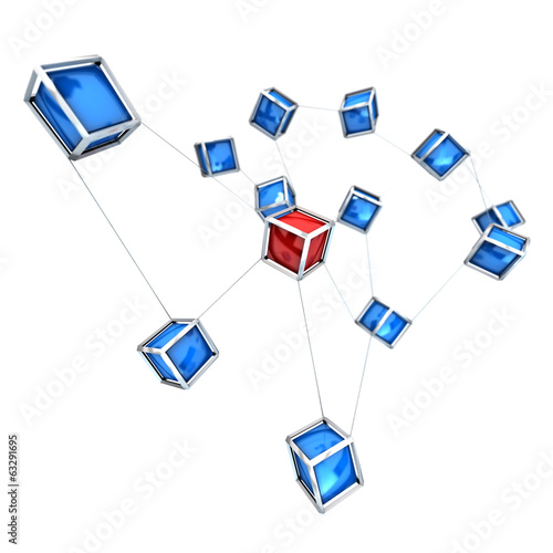 Illustration: Cube networking Cube networking
