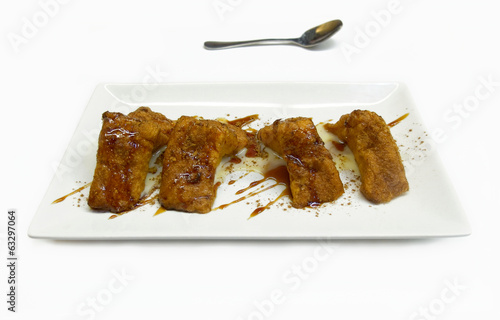 Photo: Torrijas, typical spanish sweet in Lent and Easter or Holy week. Torrijas, typical spanish sweet in Lent and Easter or Holy week.