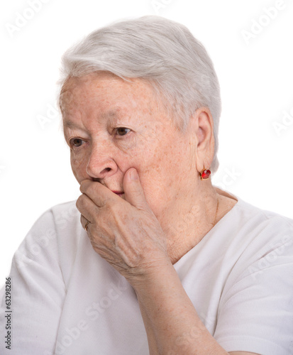 Photo: Portrait of old woman Portrait of old woman