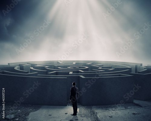 Photo: Lost in business Lost in business