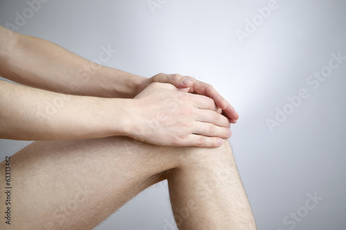 Photo: Knee pain in men Knee pain in men