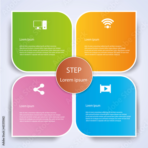 Vector: Business Infographic style Vector illustration Business Infographic style Vector illustration