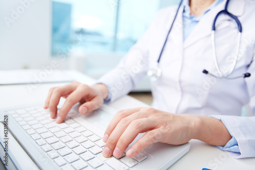 Photo: Modern medical person Modern medical person