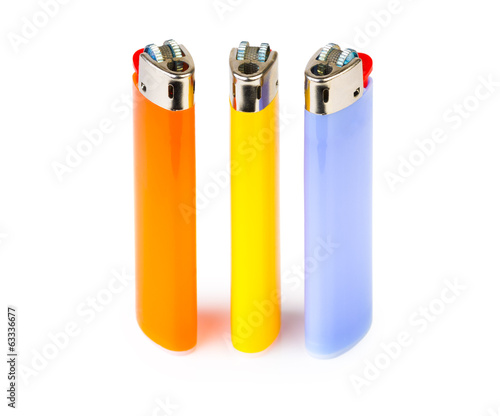 Photo: Three cigarette lighters Three cigarette lighters