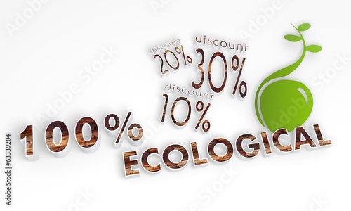 Illustration: organic sign organic sign