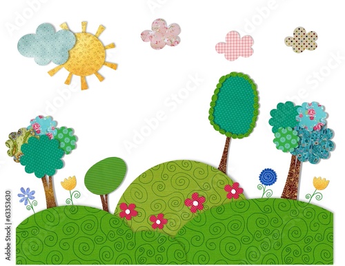 Illustration: Paesaggio di campagna Paesaggio di campagna
