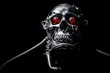 Skull of a human size robot Skull of a human size robot