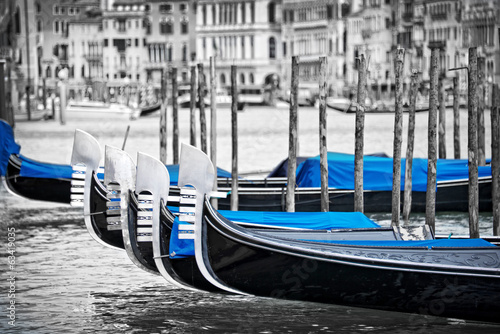 Venice gondolas