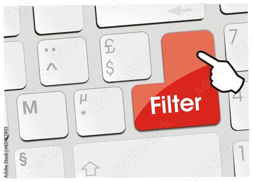 Vector: clavier filter clavier filter