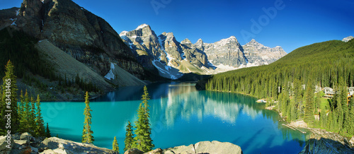 Photo: Lake Moraine, Banff national park Lake Moraine, Banff national park