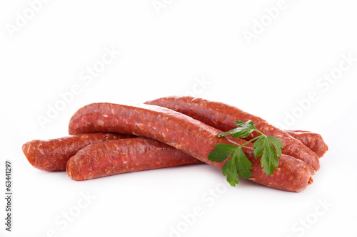 Photo: raw sausages raw sausages