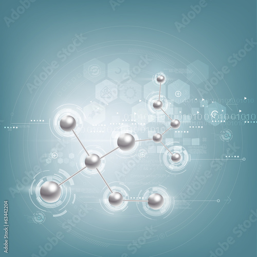 Vector: Abstract futuristic technology background with mesh metal ball, Abstract futuristic technology background with mesh metal ball,