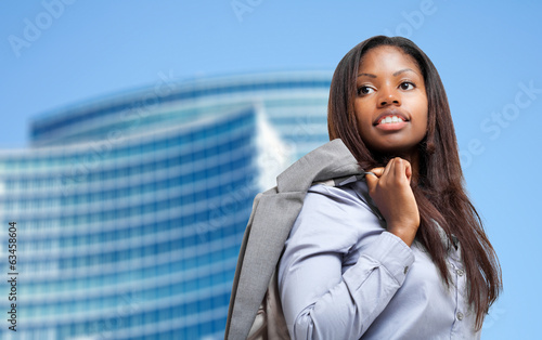 Photo: Confident black businesswoman Confident black businesswoman