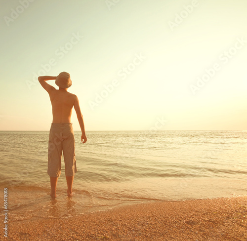 Photo: Boy on the beach Boy on the beach