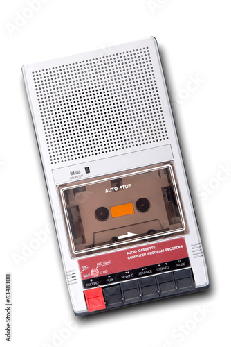 Photo: Old tape recorder Old tape recorder