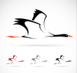 Vector image of an stork Vector image of an stork