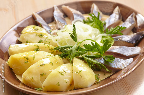 Photo: Matjes with Potatoes Matjes with Potatoes