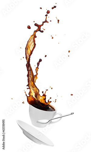 Photo: coffee splash coffee splash