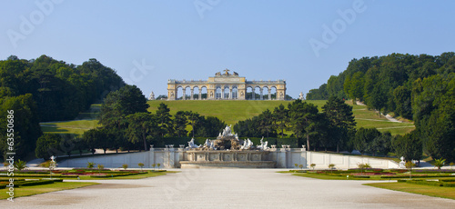 Photo: Schonbrunn Palace Gardens at Vienna Schonbrunn Palace Gardens at Vienna