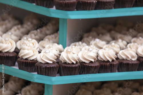 Photo: Trays of Cupcakes Closeup Trays of Cupcakes Closeup