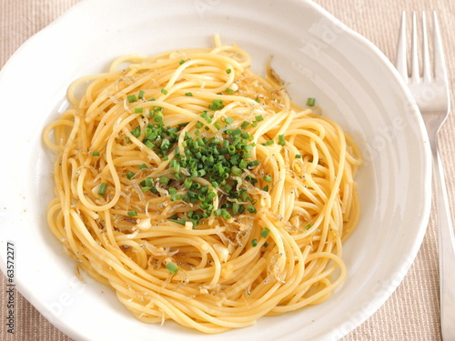 Photo: じゃこの和風パスタ じゃこの和風パスタ