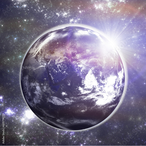 Planet Earth. Elements of this image furnished by NASA.