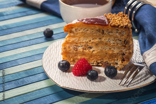 Photo: Cake with fresh berries Cake with fresh berries