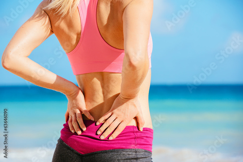 Photo: Back Pain Concept Back Pain Concept
