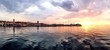 stunning sunset at the harbor stunning sunset at the harbor