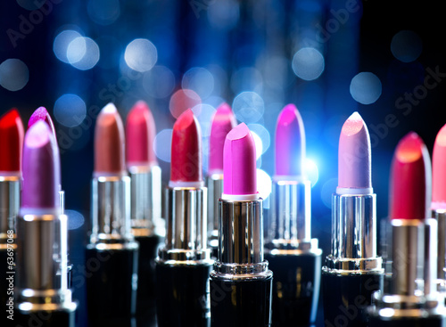 Photo: Fashion Colorful Lipsticks. Professional Makeup and Beauty Fashion Colorful Lipsticks. Professional Makeup and Beauty