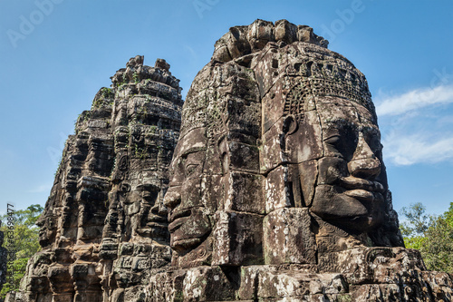 Photo: Faces of Bayon temple, Angkor, Cambodia Faces of Bayon temple, Angkor, Cambodia