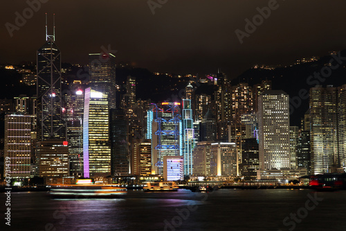 Photo: Hong Kong in the night, China Hong Kong in the night, China