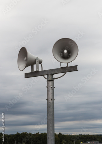 Photo: loudspeaker loudspeaker