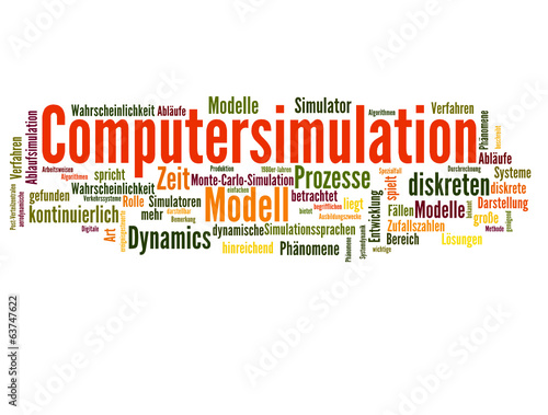 Vector: Computersimulation (Modell, Simulator) Computersimulation (Modell, Simulator)